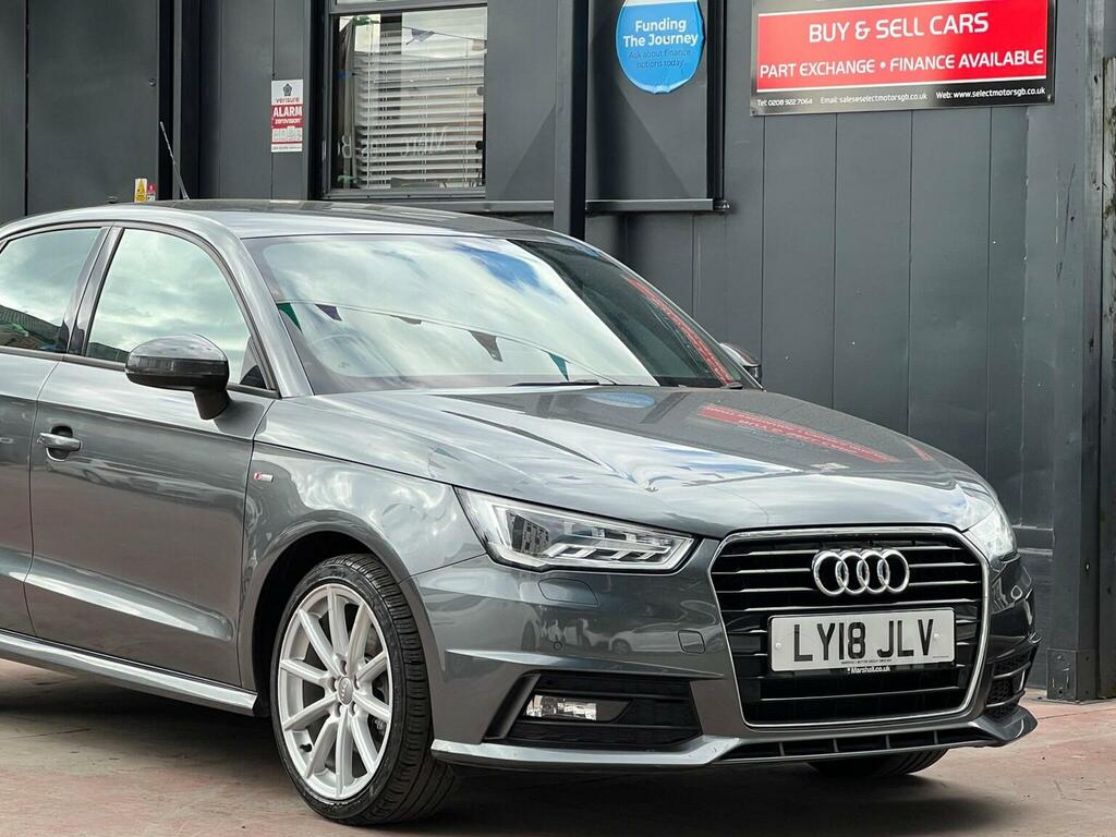 Audi A1 1.4 Tfsi S Line Sportback S Tronic Euro 6 Ss LY18JLV Grey #5