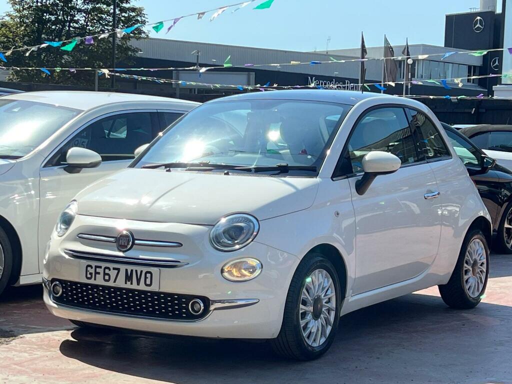 Fiat 500 1.2 Lounge Dualogic Euro 6 Ss White #3