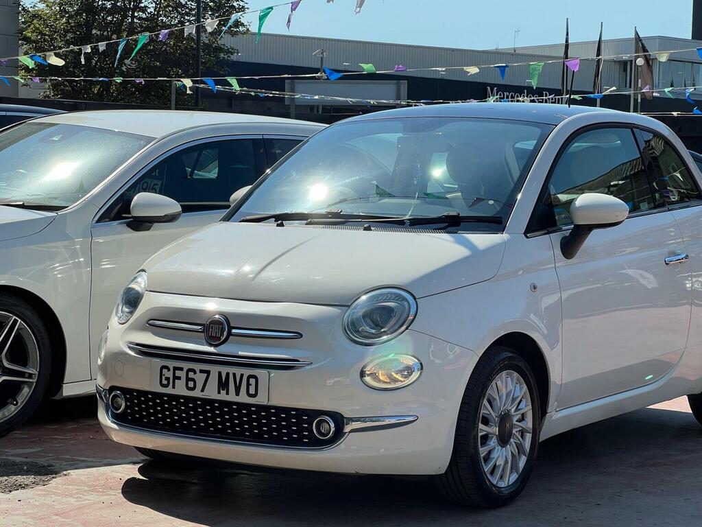 Fiat 500 1.2 Lounge Dualogic Euro 6 Ss White #6