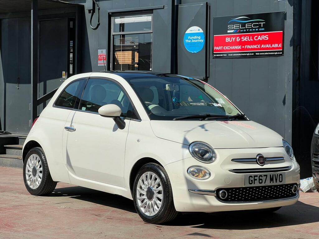 Fiat 500 1.2 Lounge Dualogic Euro 6 Ss White
