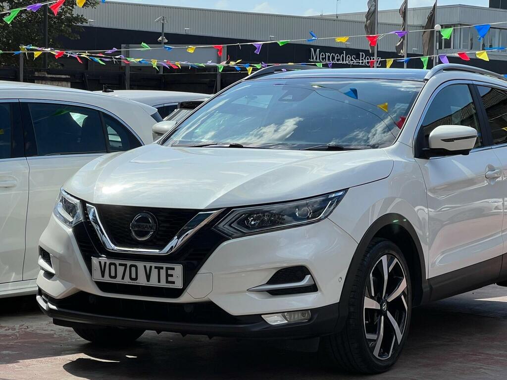 Nissan Qashqai 1.3 Dig-t Tekna Dct Euro 6 Ss White #3