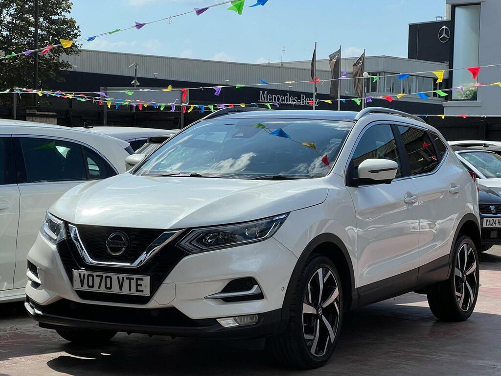 Nissan Qashqai 1.3 Dig-t Tekna Dct Euro 6 Ss White #6