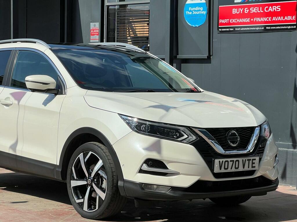 Nissan Qashqai 1.3 Dig-t Tekna Dct Euro 6 Ss White #5