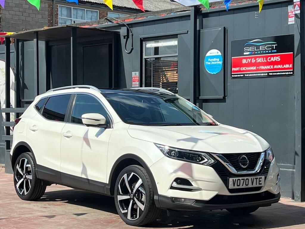 Nissan Qashqai 1.3 Dig-t Tekna Dct Euro 6 Ss White