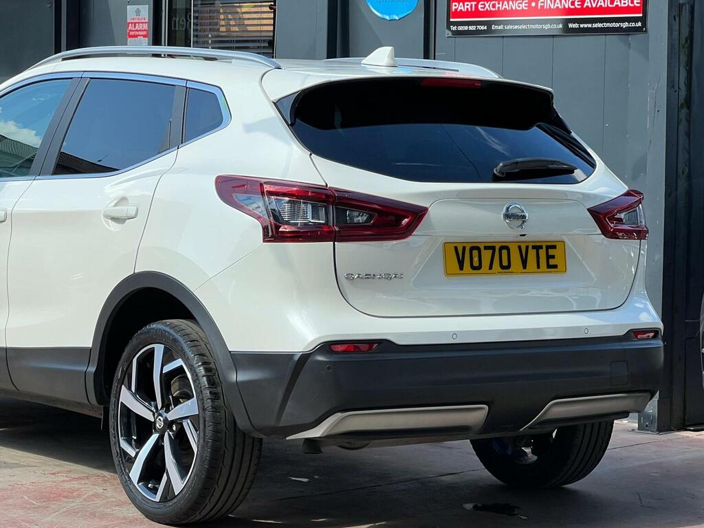 Nissan Qashqai 1.3 Dig-t Tekna Dct Euro 6 Ss White #4