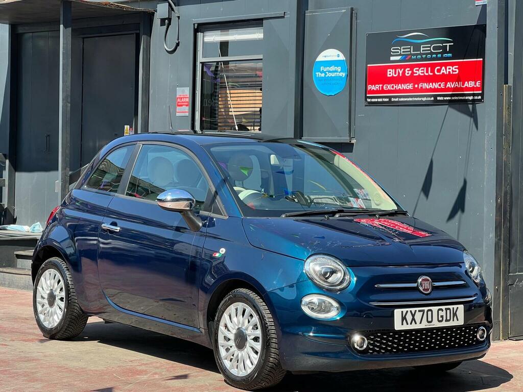 Fiat 500 1.2 Lounge Dualogic Euro 6 Ss Blue