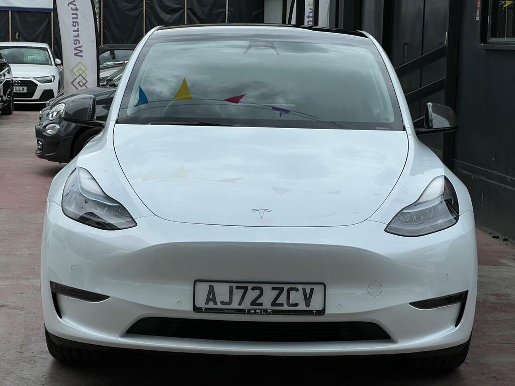 Tesla Model Y Model Y Long Range Awd White #5