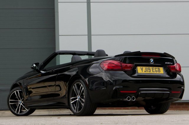 BMW 4 Series 2019 3.0 430D M Sport Euro 6 Ss Black #3