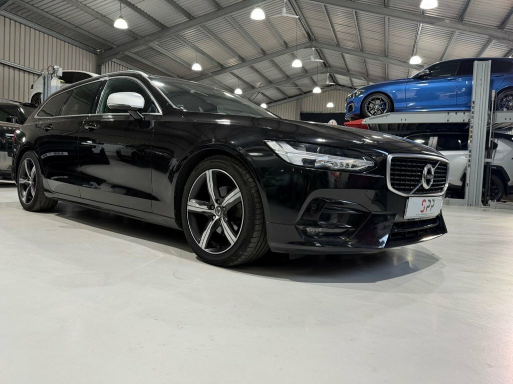 Volvo V90 2.0 D4 R-design Estate Euro 6 Ss Black #4
