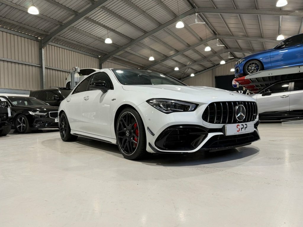 Mercedes-Benz CLA Class 2.0 Cla45 Amg S Plus Coupe 8G-dct 4Mati White