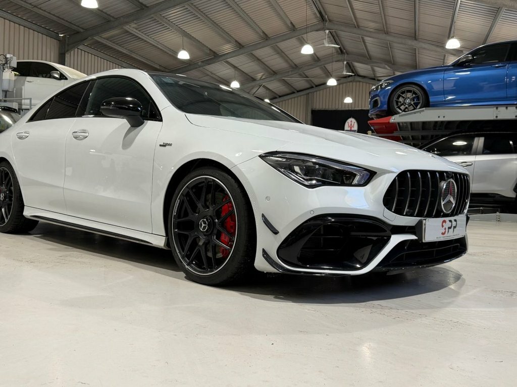 Mercedes-Benz CLA Class 2.0 Cla45 Amg S Plus Coupe 8G-dct 4Mati White #6
