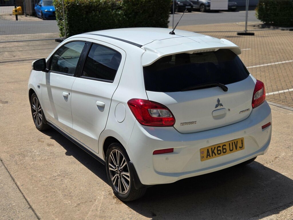 Mitsubishi Mirage 1.2 Juro Cvt Euro 6 Ss AK66UVJ White #3
