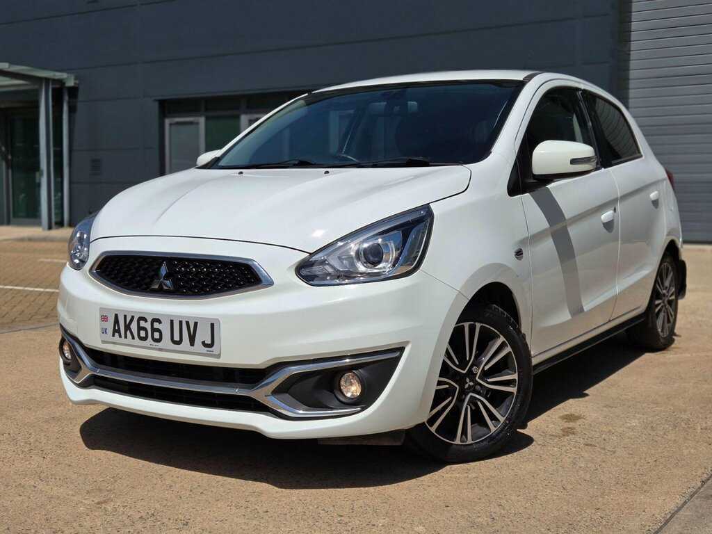 Mitsubishi Mirage 1.2 Juro Cvt Euro 6 Ss AK66UVJ White #2