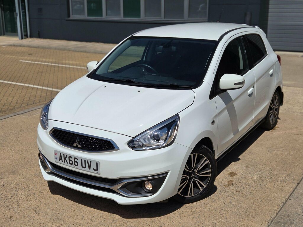 Mitsubishi Mirage 1.2 Juro Cvt Euro 6 Ss AK66UVJ White #6