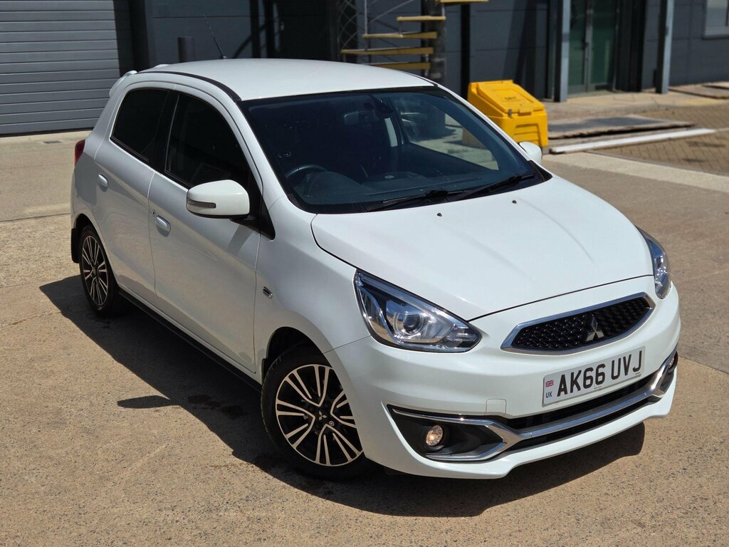 Mitsubishi Mirage 1.2 Juro Cvt Euro 6 Ss AK66UVJ White #5