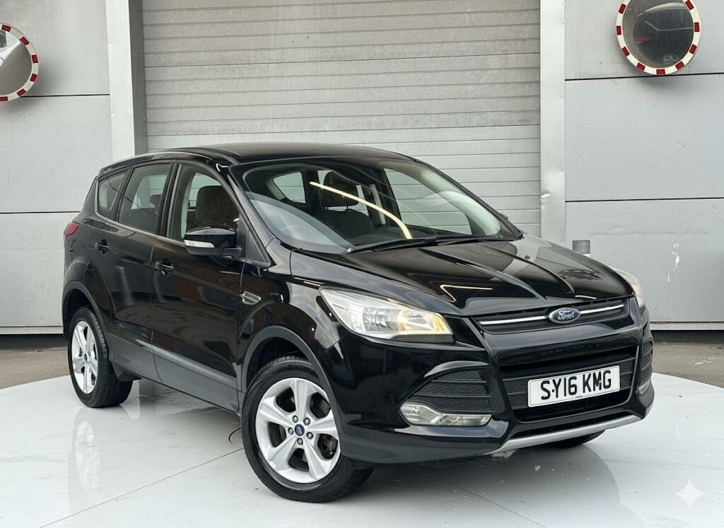 Ford Kuga 2.0 Tdci Zetec Awd Euro 6 Ss SY16KMG Black #3