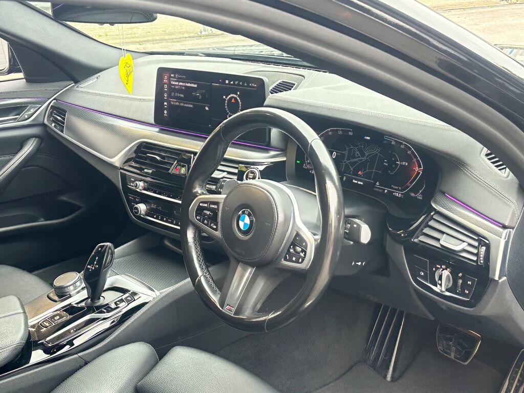 BMW 5 Series 2.0 520D Mht M Sport Steptronic Xdrive Euro 6 Ss GU72TVC Black #3