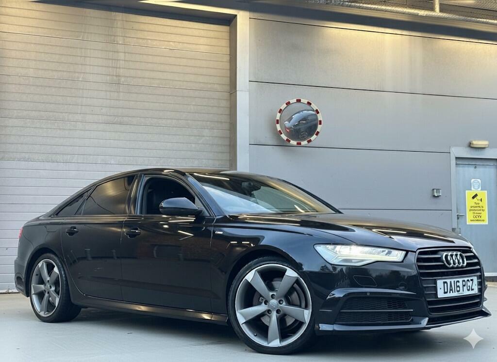 Audi A6 Saloon 2.0 Tdi Ultra Black Edition S Tronic Euro 6 Ss DA16PGZ Black #3