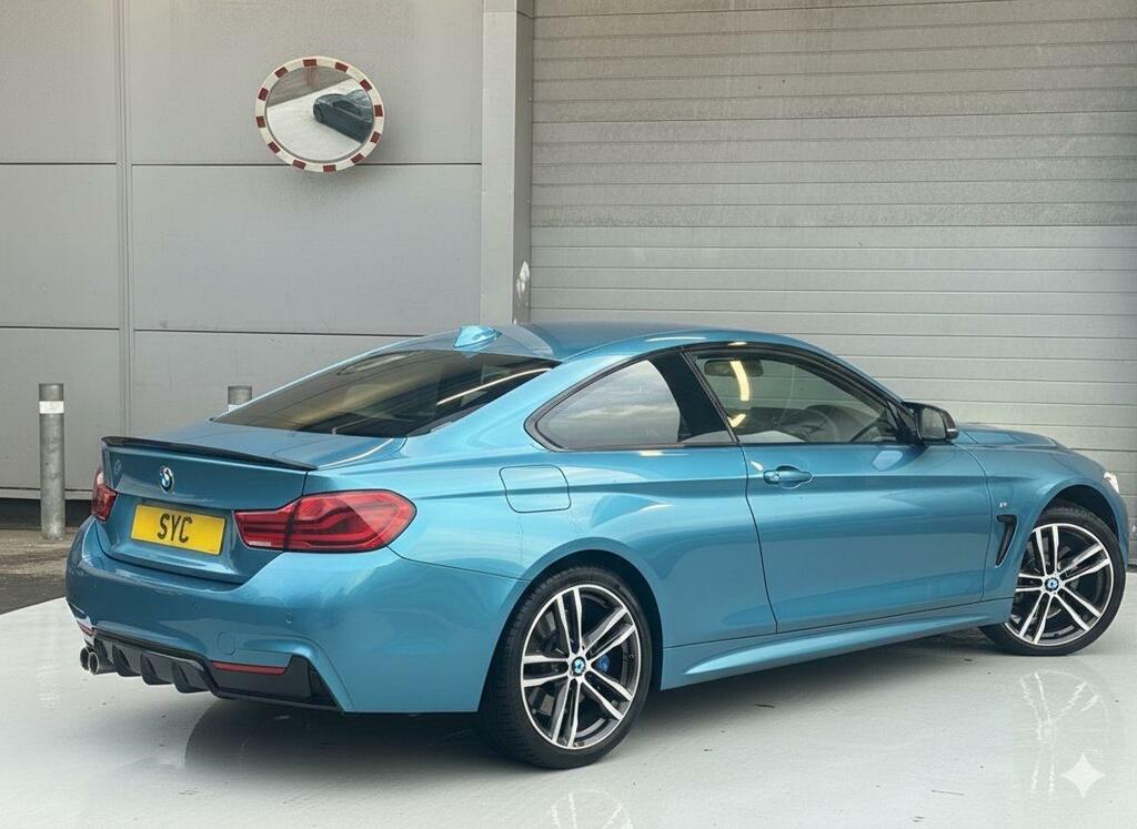 BMW 4 Series 2.0 420D M Sport Xdrive Euro 6 Ss GY67MXK Blue #4