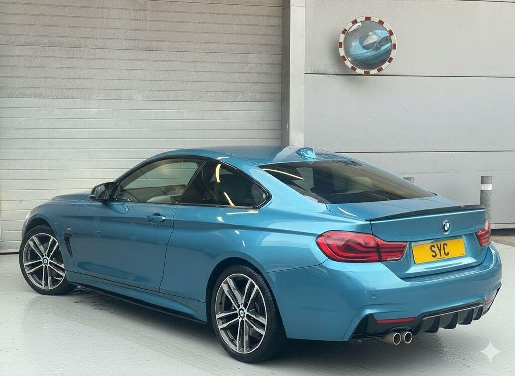 BMW 4 Series 2.0 420D M Sport Xdrive Euro 6 Ss GY67MXK Blue #2
