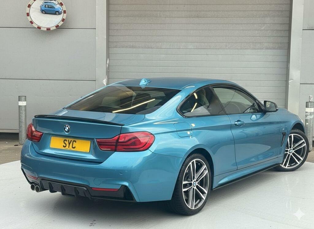 BMW 4 Series 2.0 420D M Sport Xdrive Euro 6 Ss GY67MXK Blue #5