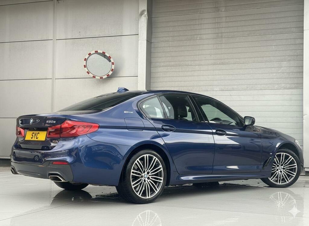 BMW 5 Series 2.0 530E 9.2Kwh M Sport Euro 6 Ss HV68KUR Blue #5
