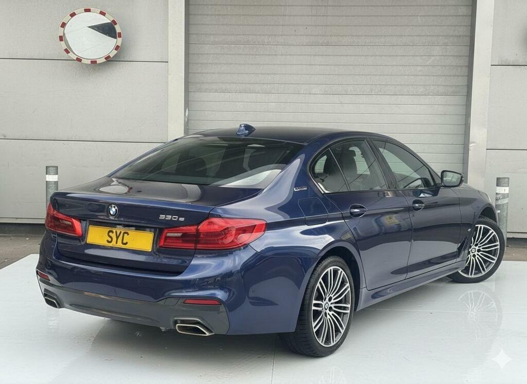 BMW 5 Series 2.0 530E 9.2Kwh M Sport Euro 6 Ss HV68KUR Blue #3