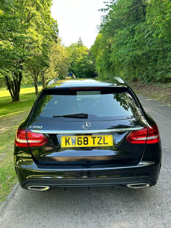Mercedes-Benz C Class 1.5 C200 Mhev Eq Boost Amg Line G-tronic Euro 6 KW68TZL Black #3