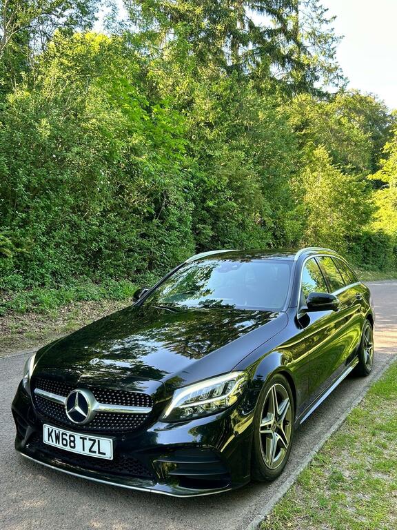 Mercedes-Benz C Class 1.5 C200 Mhev Eq Boost Amg Line G-tronic Euro 6 KW68TZL Black #2