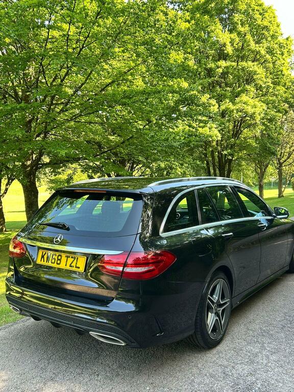 Mercedes-Benz C Class 1.5 C200 Mhev Eq Boost Amg Line G-tronic Euro 6 KW68TZL Black #4
