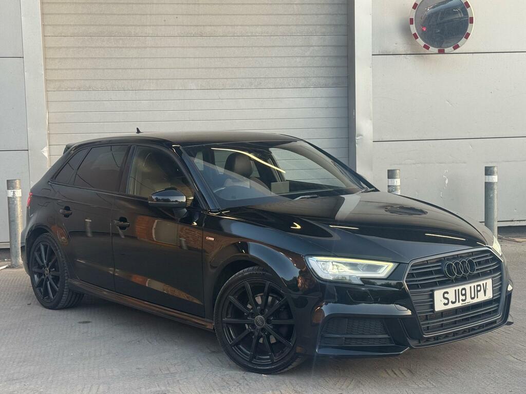 Audi A3 1.5 Tfsi Cod 35 Black Edition Sportback Euro 6 S SJ19UPV Black