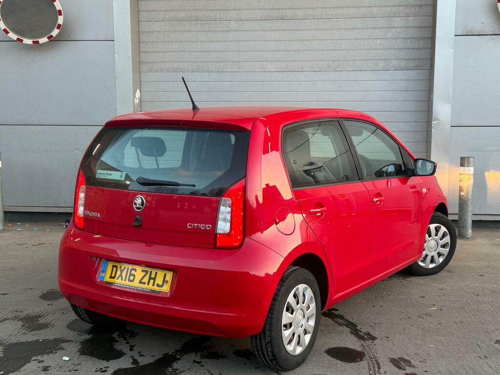 Skoda Citigo 1.0 Mpi Se Euro 6 DX16ZHJ Red #3