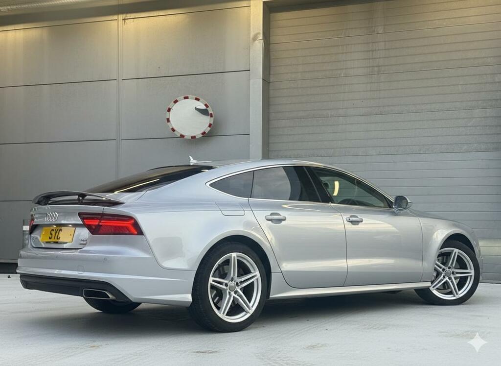 Audi A7 3.0 Tdi V6 Ultra Se Executive Sportback S Tronic E YW17DVR Silver #4