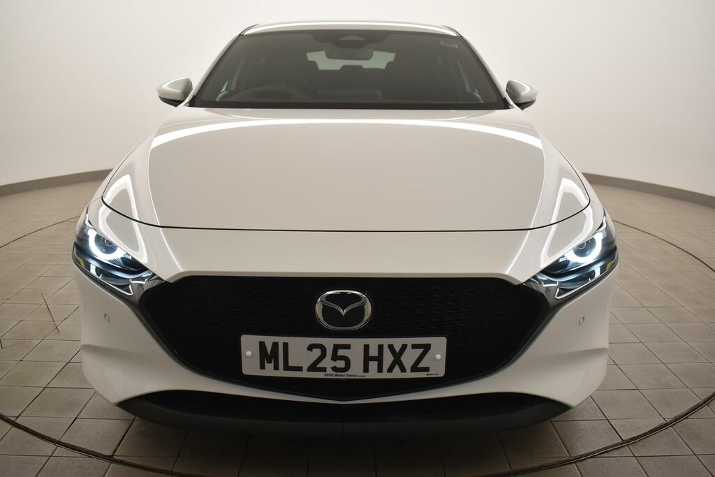Mazda 3 2.5 E-skyactiv G Mhev 140 Exclusive-line ML25HXZ White #5