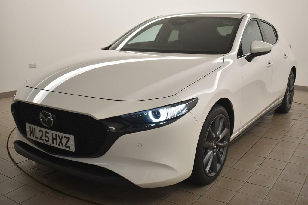 Mazda 3 2.5 E-skyactiv G Mhev 140 Exclusive-line ML25HXZ White #6