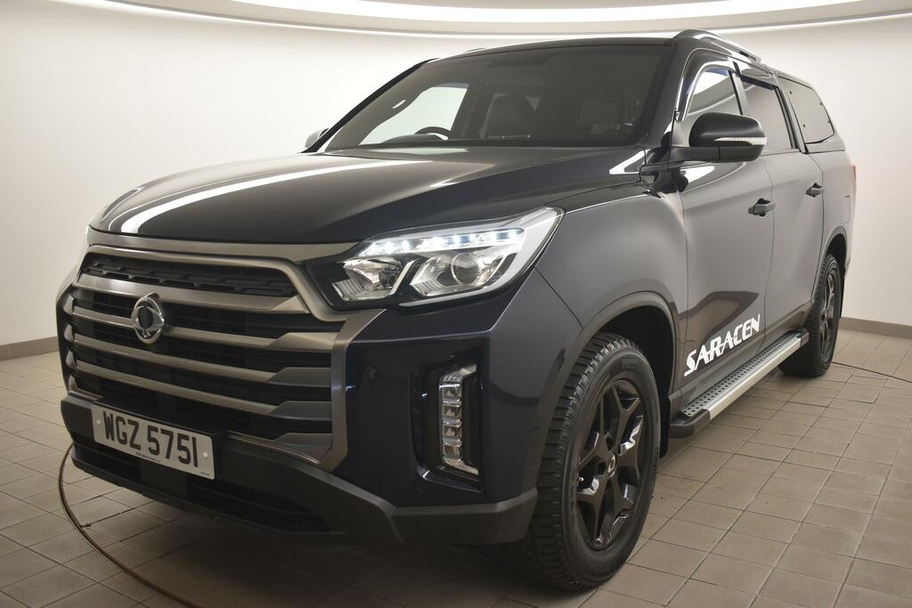 SsangYong Musso Double Cab Pick Up Saracen Blue #4