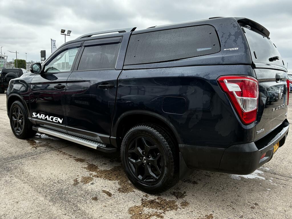 SsangYong Musso Double Cab Pick Up Saracen Blue #5