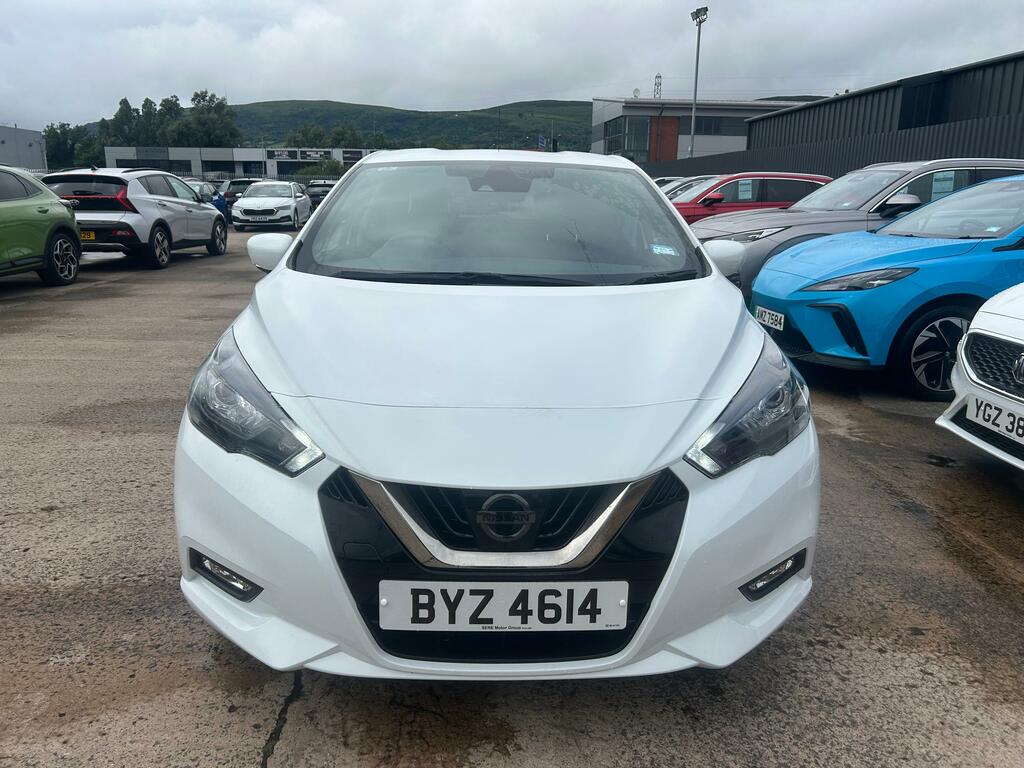 Nissan Micra 1.0 Ig-t 92 Tekna White #2