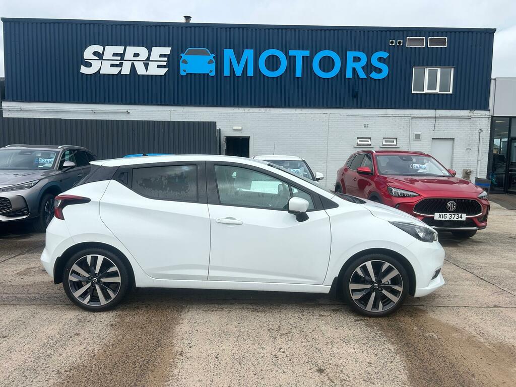 Nissan Micra 1.0 Ig-t 92 Tekna White #6