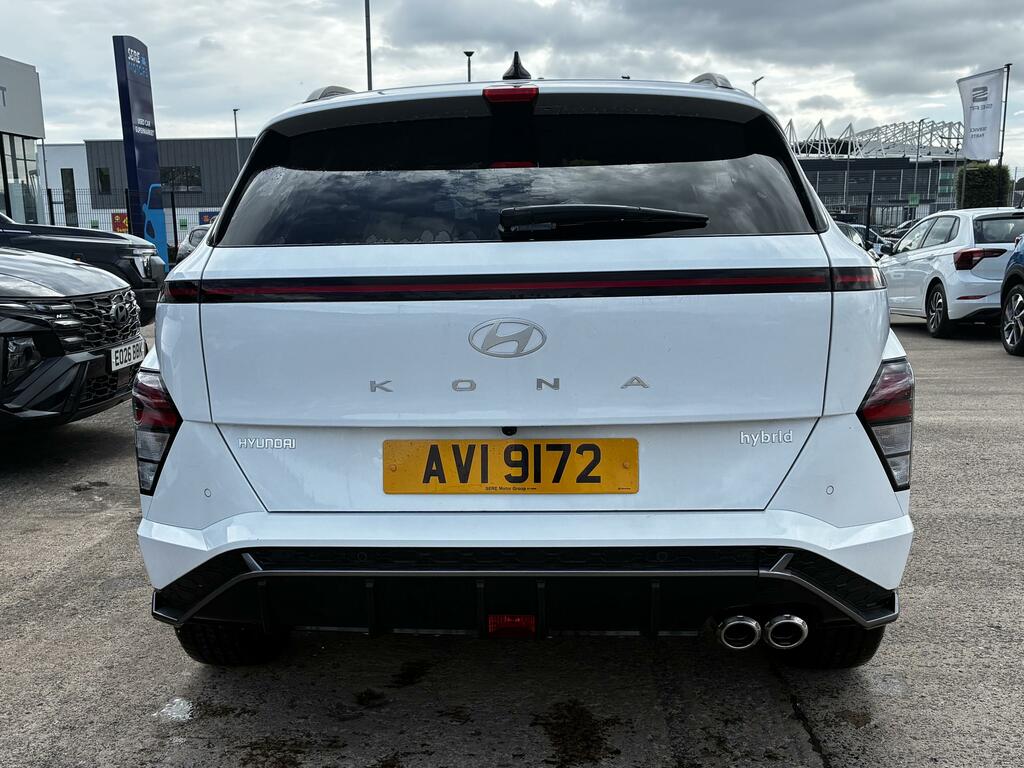 Hyundai Kona 1.6 Hybrid 129 N Line Dct White #4