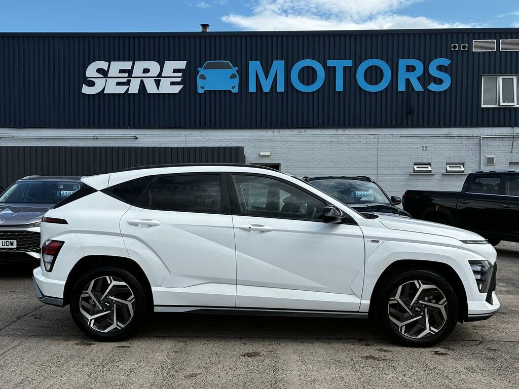 Hyundai Kona 1.6 Hybrid 129 N Line Dct White #2