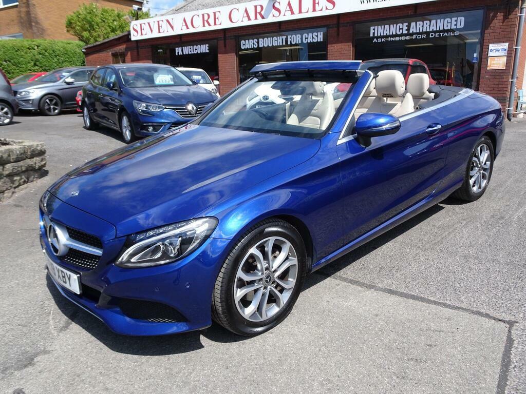 Mercedes-Benz C Class 2.0 C200 Sport Cabriolet G-tronic Euro 6 S S Blue