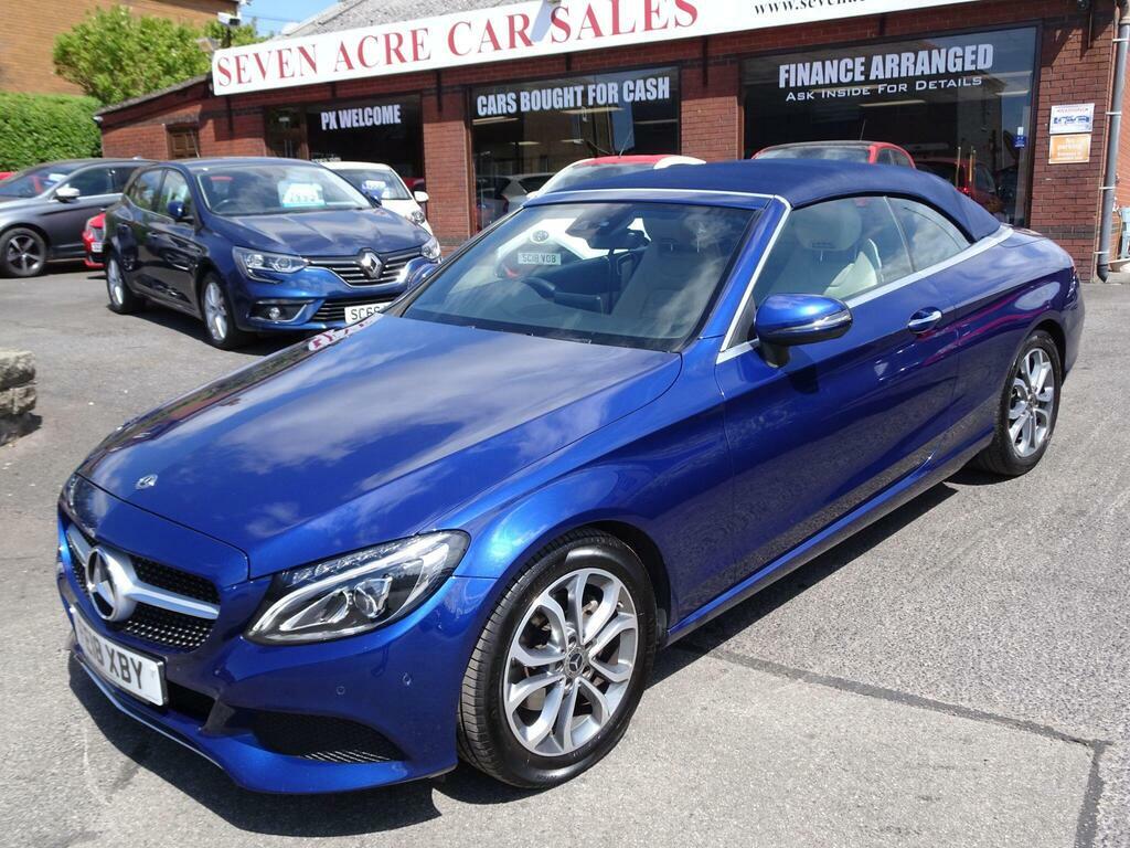 Mercedes-Benz C Class 2.0 C200 Sport Cabriolet G-tronic Euro 6 S S Blue #2