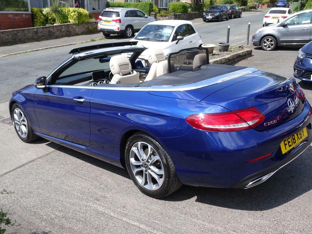 Mercedes-Benz C Class 2.0 C200 Sport Cabriolet G-tronic Euro 6 S S Blue #6