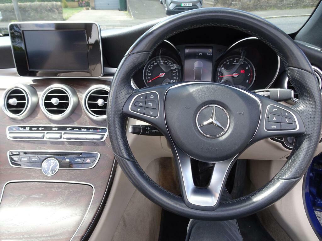 Mercedes-Benz C Class 2.0 C200 Sport Cabriolet G-tronic Euro 6 S S Blue #4