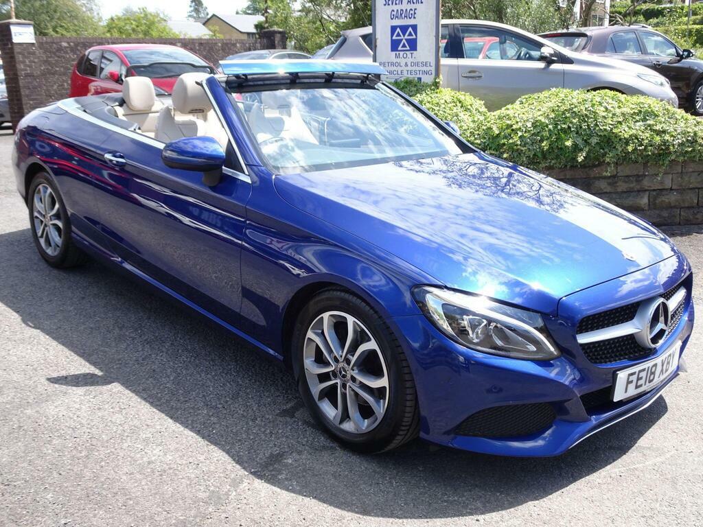 Mercedes-Benz C Class 2.0 C200 Sport Cabriolet G-tronic Euro 6 S S Blue #3
