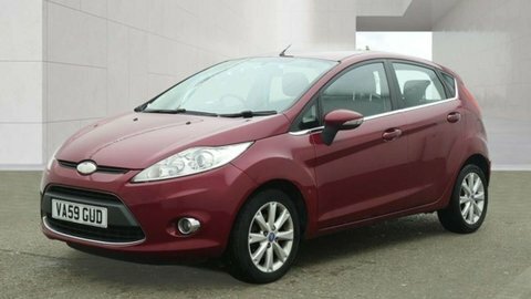 Ford Fiesta 1.25 Zetec Hatchback VA59GUD Red #2