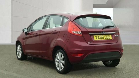 Ford Fiesta 1.25 Zetec Hatchback VA59GUD Red #3