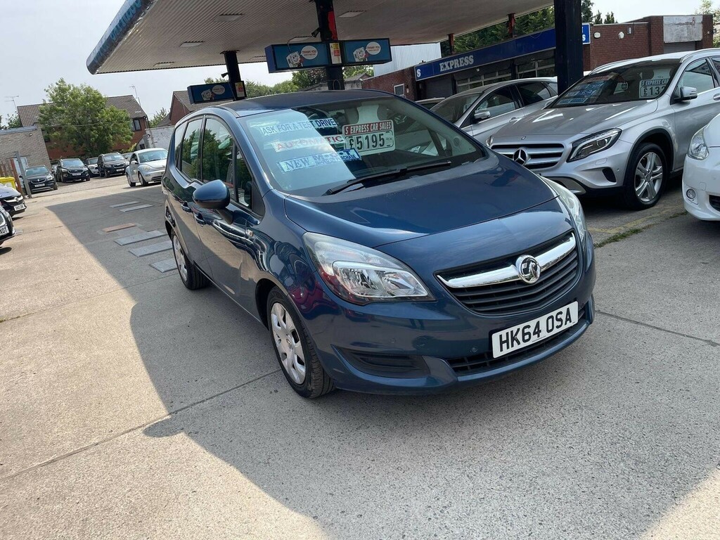 Vauxhall Meriva Mpv 1.4I Turbo Exclusiv Euro 6 201564 Blue