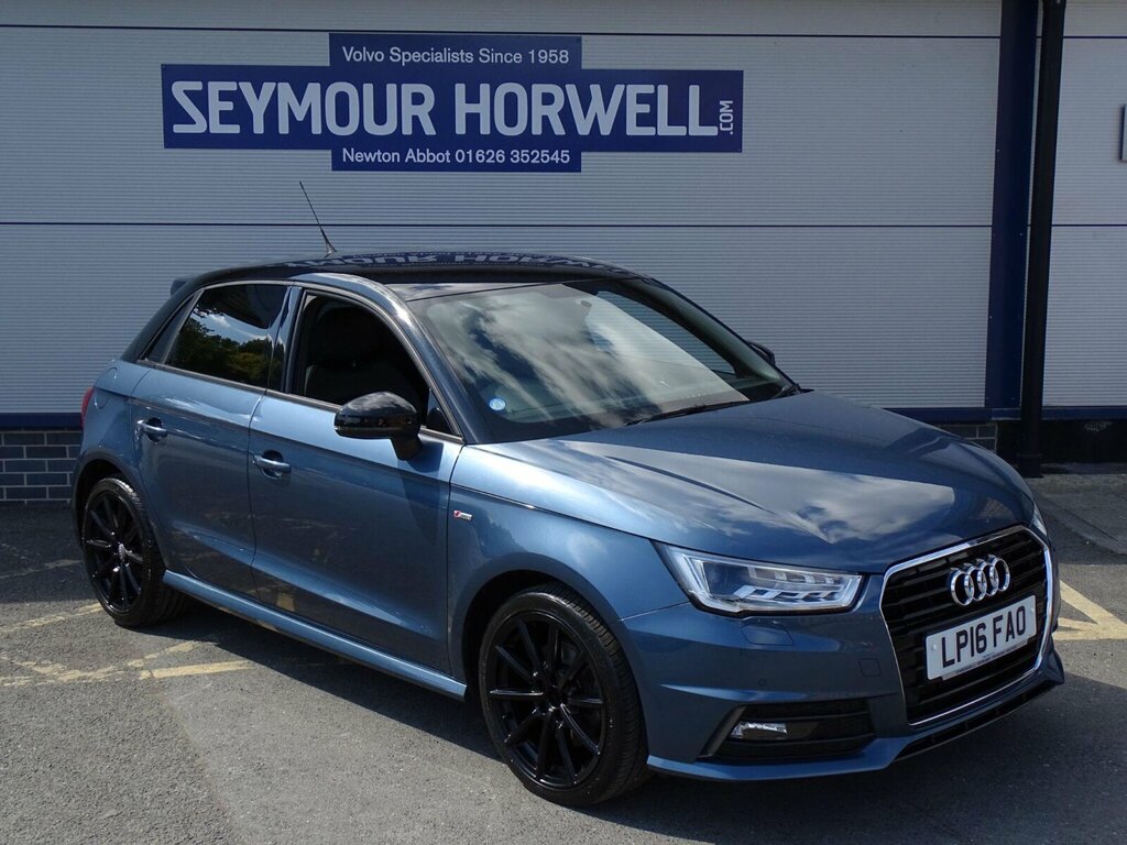 Audi A1 1.4 Tfsi S Line Sportback S Tronic Euro 6 Ss LP16FAO Blue #2